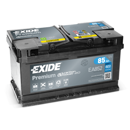 EXIDE Premium 85AhAutobatéria 12V , 800A , EA852