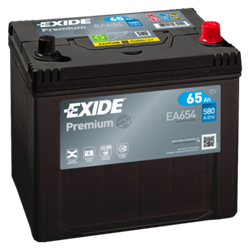 EXIDE Premium 65AhAutobatéria 12V , 580A , EA654