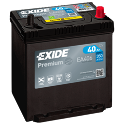 EXIDE Premium 40AhAutobatéria 12V , 350A , EA406