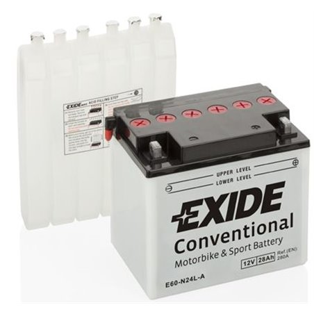 EXIDE motobatéria 12V ,28AH , 280A , E60-N24L-A