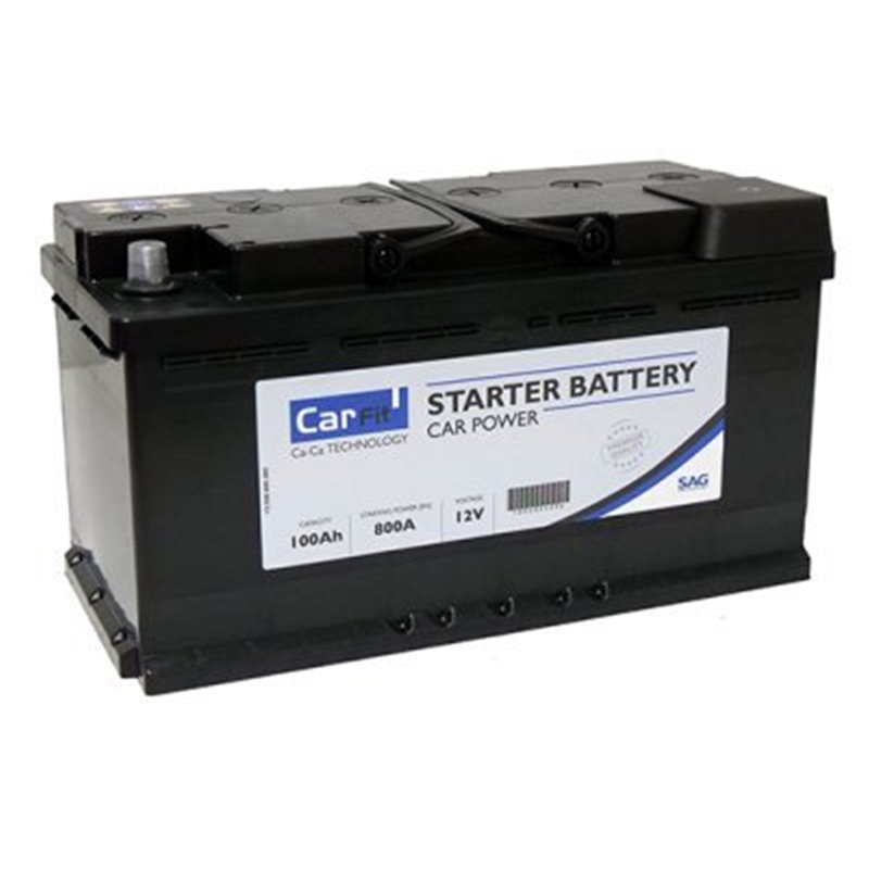 CARFIT 100AH Autobatéria12V , 800A , CARBAT10000