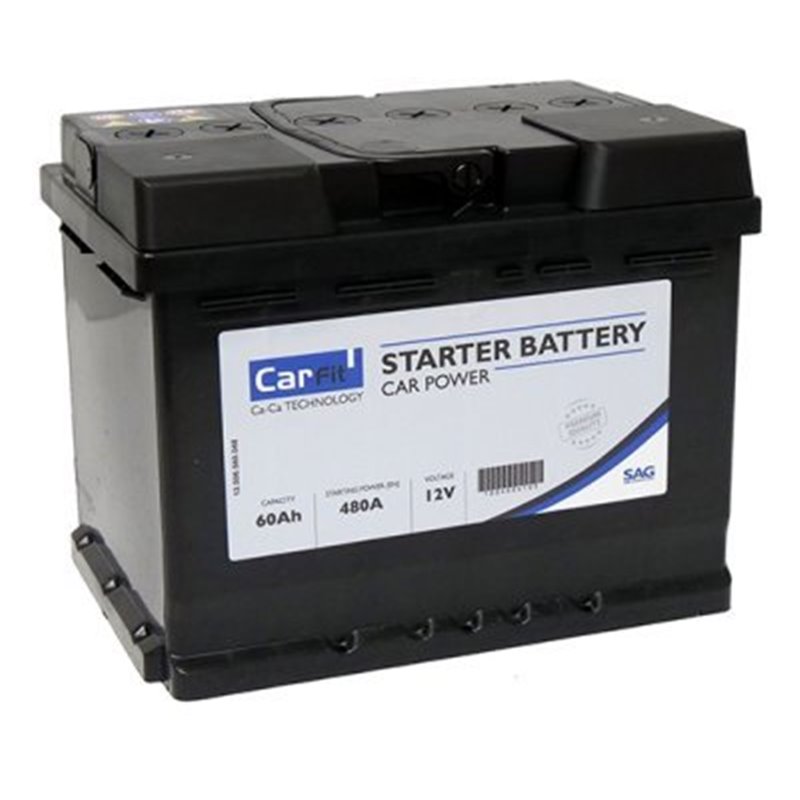 CARFIT 60AH Autobatéria12V , 480A , CARBAT06000
