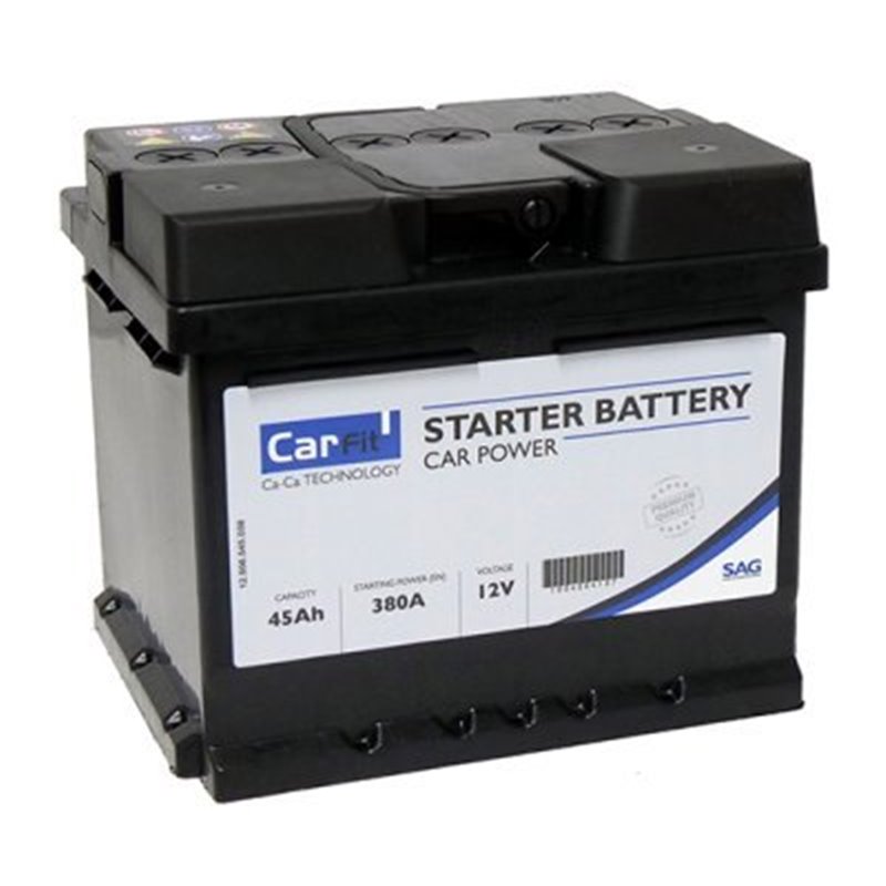 CARFIT 45AH Autobatéria12V , 380A , CARBAT04005