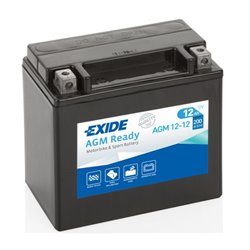 EXIDE motobatéria 12 V,12 Ah, 200 A, AGM12-12