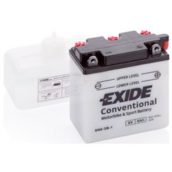 EXIDE motobatéria 6V, 6AH , 40A , 6N6-3B-1