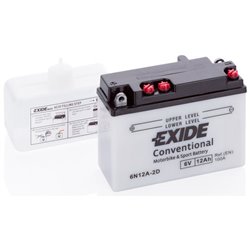 EXIDE motobatéria 6V,12AH, 100A, 6N12A-2D