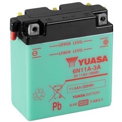 YUASA motobatéria 6V, 11,6 Ah, 6N11A-3A