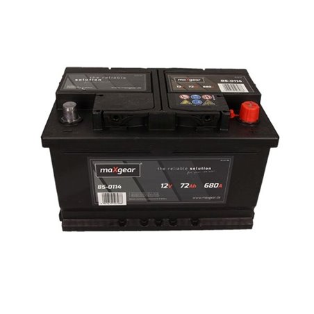MAXGEAR 72AH Autobateria , 12V, 680A , 572409068 D722, 85-0114