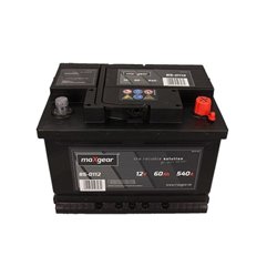 MAXGEAR 60AH Autobateria , 12V, 540A , 560409054 D722, 85-0112