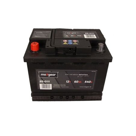 MAXGEAR 60AH Autobateria , 12V, 540A , 560127054 D722, 85-0111