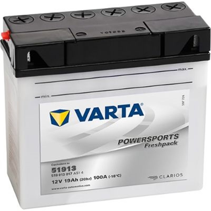 VARTA motobatéria 12V ,19AH , 100A ,519 013 017