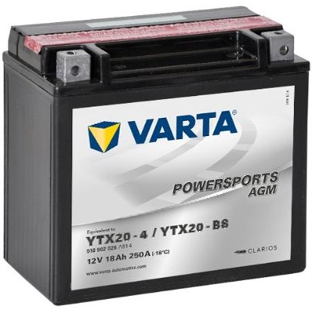 VARTA motobatéria AGM 12V, 18AH , 250A ,518 902 026