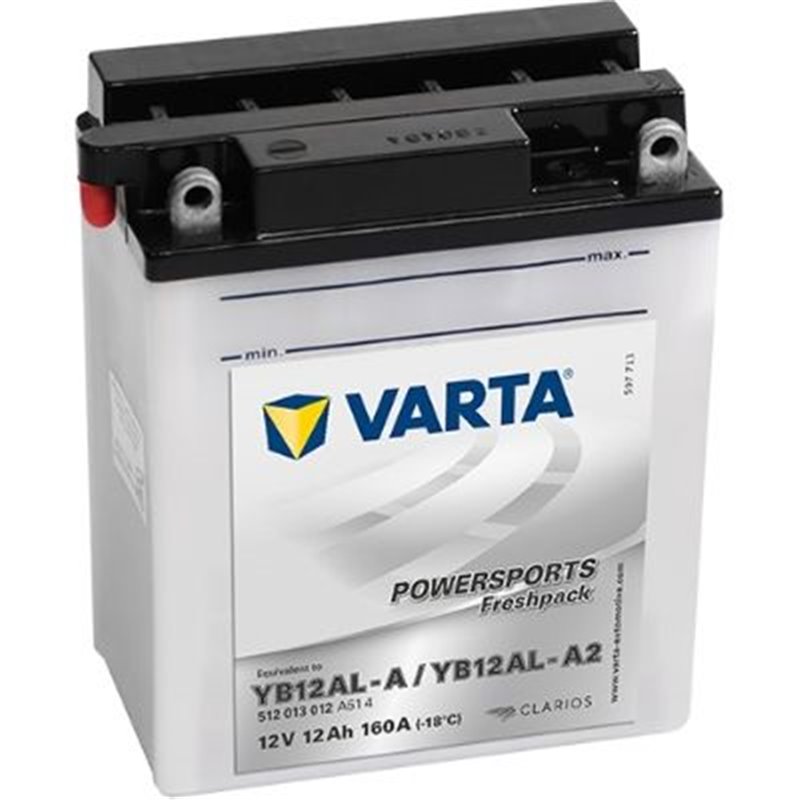 VARTA motobatéria 12V ,12 Ah, 160 A, 512 013 012