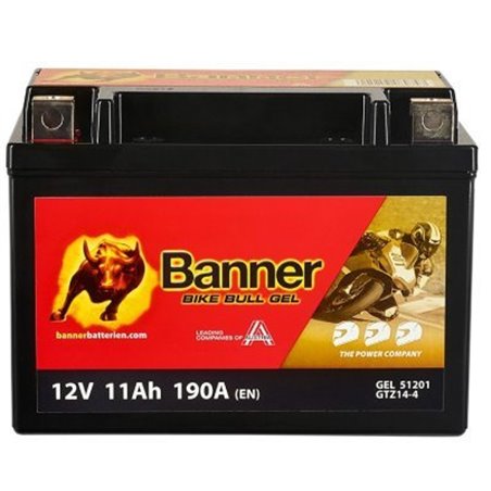 Banner Bike Bull AGM8AH Motobatéria 12V110A GTZ14-4 512 01