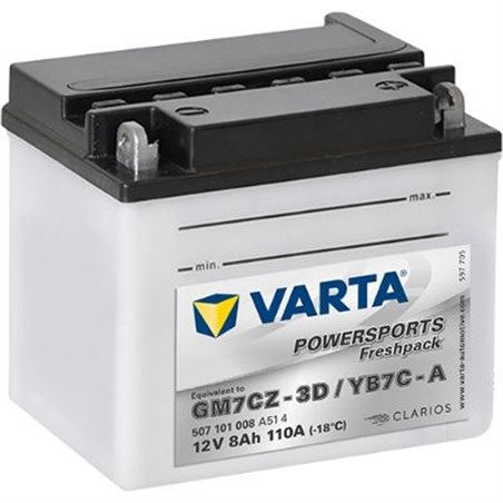 VARTA motobatéria 12V ,8 Ah , 110 A ,507 101 008