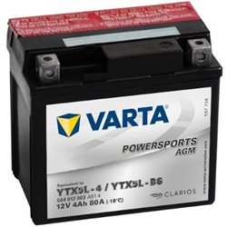 VARTA motobatéria AGM 12V, 4AH , 80A , 504012003A514