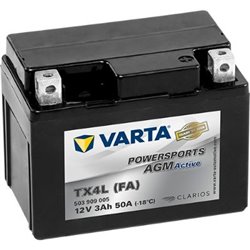 VARTA motobatéria AGM 12V, 3AH , 50A ,503909005A512