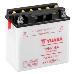 YUASA motobatéria 12V, 7,4 Ah, 70A, 12N7-4A