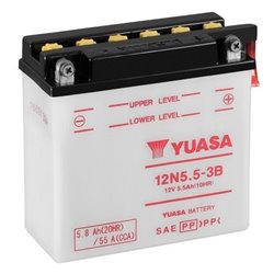 YUASA motobatéria 12V, 5,8 Ah, 55A, 12N5.5-3B