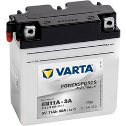 VARTA motobatéria 6V,11 Ah , 80 A, 012 014 008