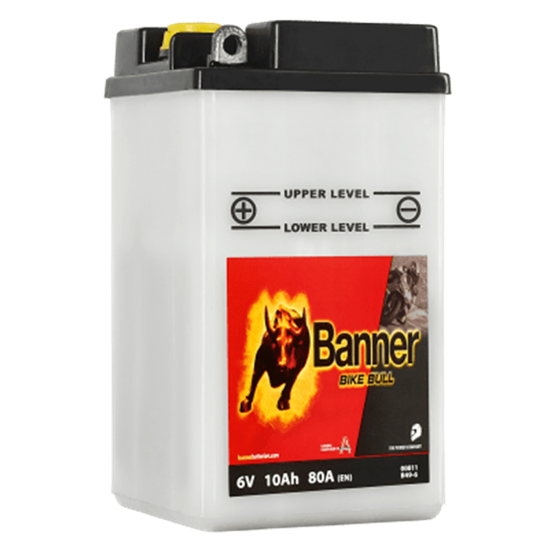 Banner Bike Bull 10AHMotobatéria 6V 80A B49-6 00811