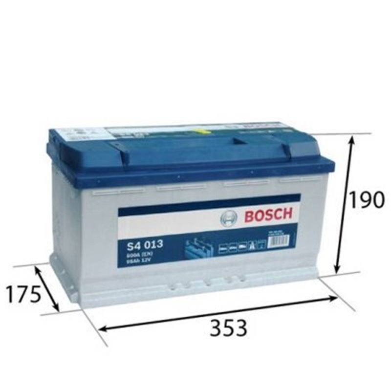 BOSCH S4 95 Ah Autobatéria12V , 800 A , 0 092 S40 130
