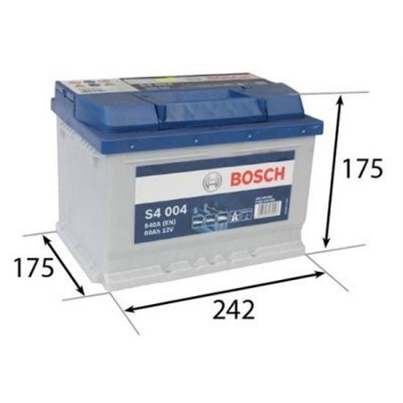 BOSCH S4 60Ah Autobatéria12V , 540A , 0 092 S40 040