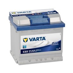 VARTA Blue Dynamic52Ah Autobateria 12V ,470A , C22, 552 400 047