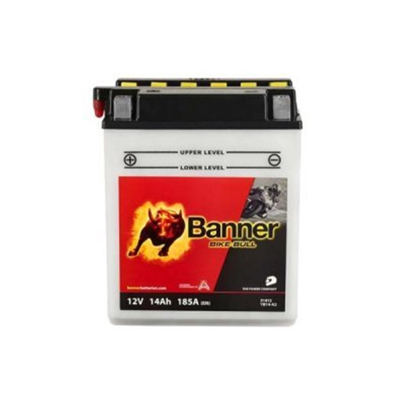 Banner Bike Bull 14AHMotobatéria 12V185A YB14-A2 51412