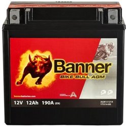 Banner Bike Bull AGM12AH Motobatéria 12V190A YTX14-BS 51214