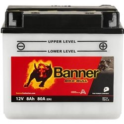 Banner Bike Bull8AH Motobatéria 12V80A YB7C-A 50714