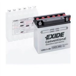 EXIDE motobatéria 12V , 5,5AH , 45A , 12N5,5-3B