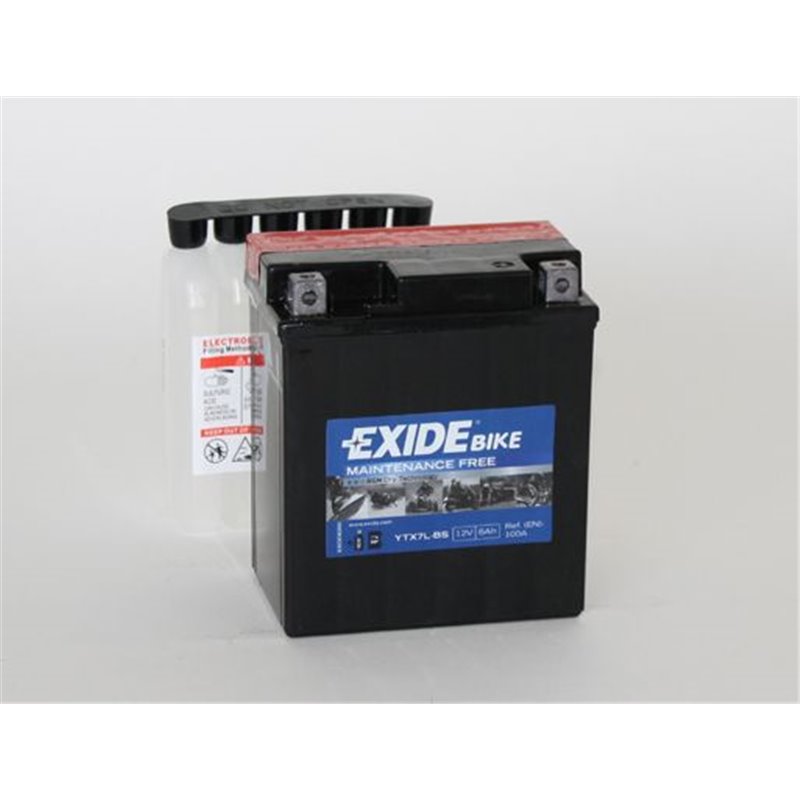 EXIDE motobatéria AGM 12V , 6AH , 100A , ETX7L-BS