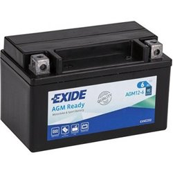 EXIDE motobatéria AGM 12V , 6AH , 90A , AGM12-6