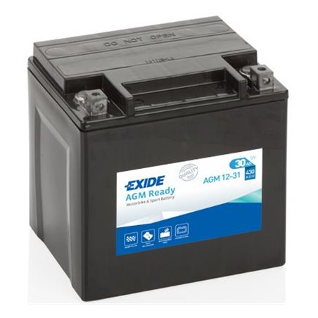 Exide motobatéria, 30Ah, 430A, 12V, AGM12-31