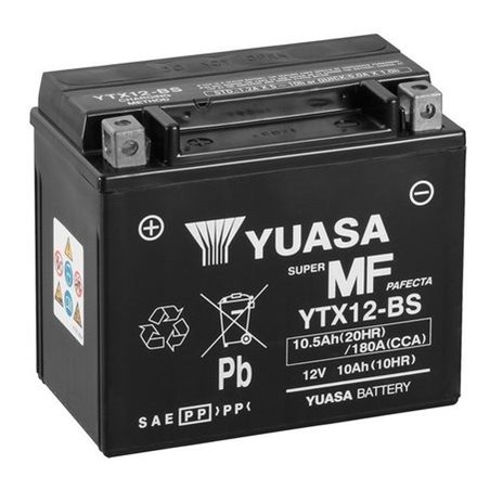 YUASA motobatéria 12 V, 10,5 Ah, 180A, YTX12-BS