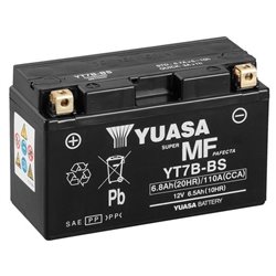 YUASA motobatéria 12 V, 6,8 Ah, 110A, YT7B-BS