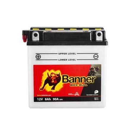 Banner Bike Bull 8AH Motobatéria 12V 90A YB7-A 50713