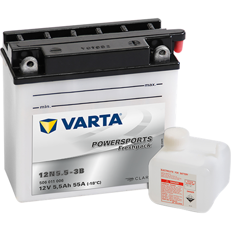 VARTA motobatéria 12V 5AH 55A 12N5.5-3B 506 011 006