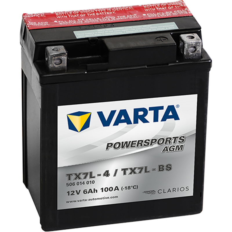 VARTA motobatéria AGM 12V 9AH 85A YTX7L-BS 506 014 010
