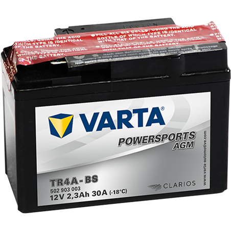 VARTA motobatéria AGM 12V 2,3AH 30A YTR4A-BS 502 903 003