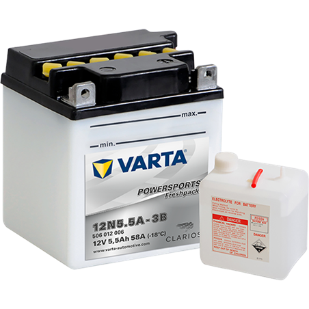 VARTA motobatéria 12V , 5,5AH , 58A ,506012006I314