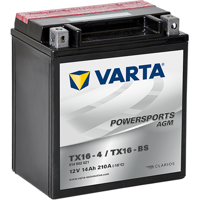 VARTA motobatéria AGM 12V 14AH 210A YTX16-BS 514 902 021