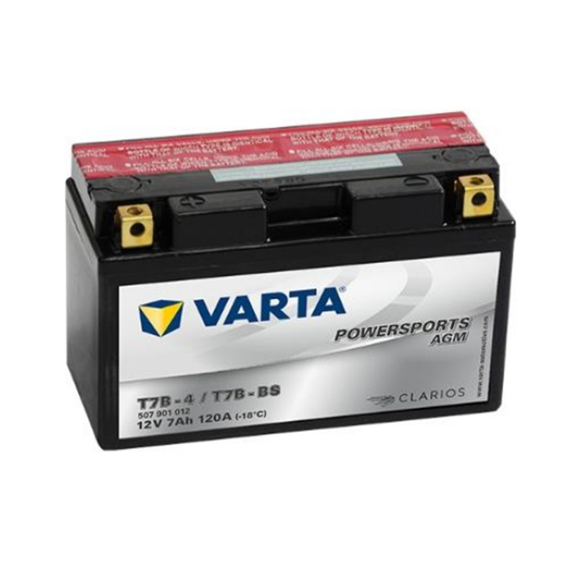 VARTA motobatéria 12V 7AH 120A T7B-4 507 901 012