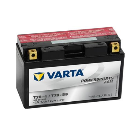 VARTA motobatéria 12V 7AH 120A T7B-4 507 901 012