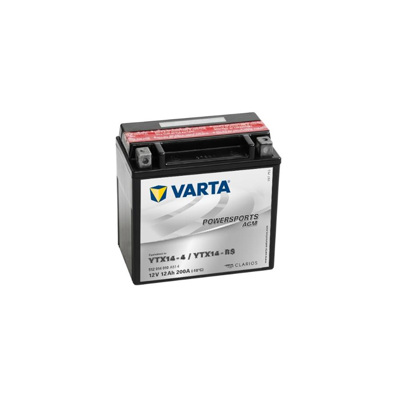VARTA motobatéria AGM 12V 12AH 200A YTX14-4 512 014 010