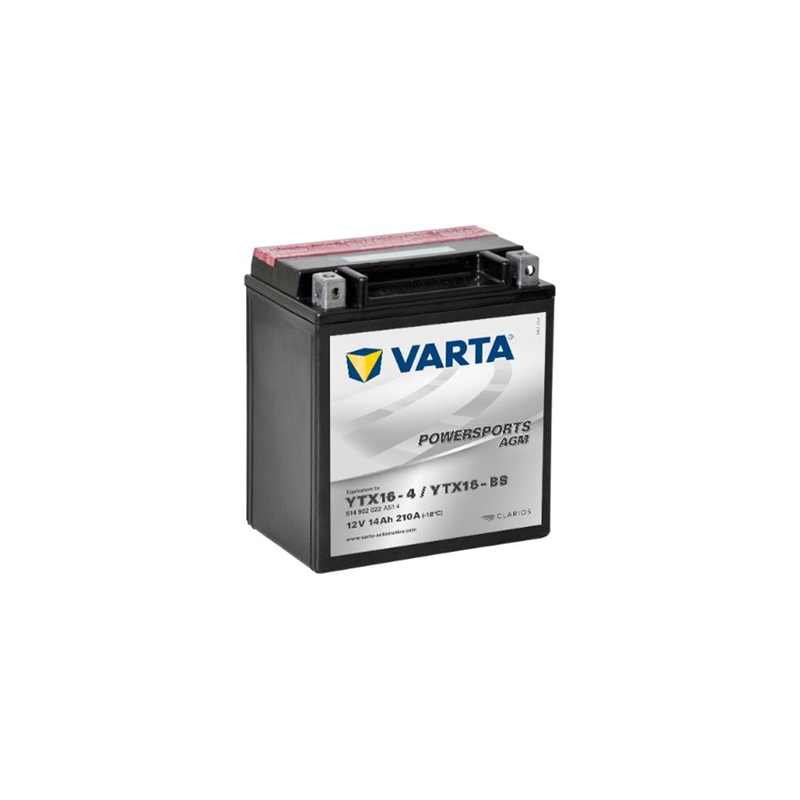 VARTA motobatéria AGM 12V 14AH 210A YTX16-4 514 902 022