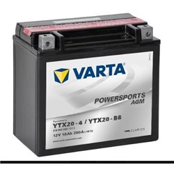 VARTA motobatéria AGM 12V 18AH 250A YTX20-BS 518 902 026