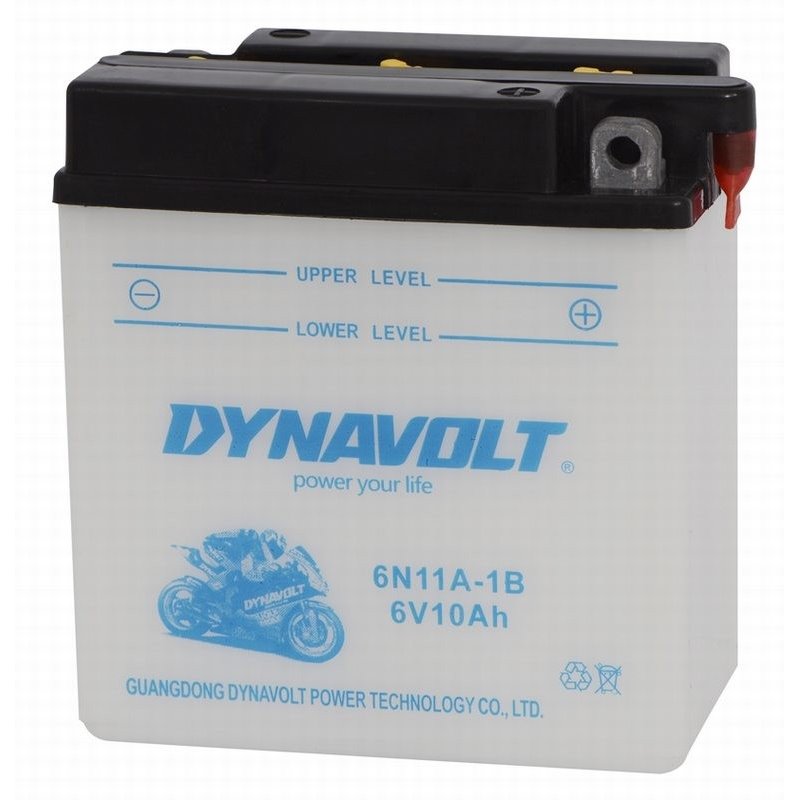 DYNAVOLT motobatéria STANDARD DRY 6V 10AH 88A 6N11A-1B