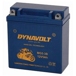DYNAVOLT motobatéria GEL NANO 12V 5AH 80A MG5-3B
